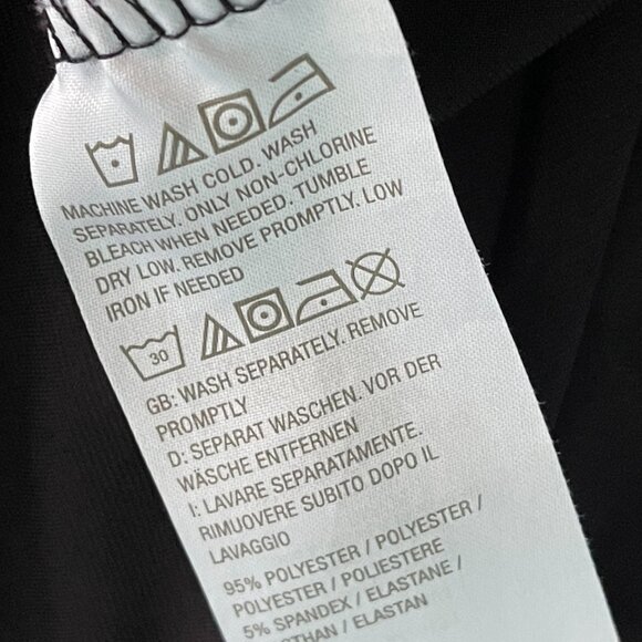 QVC Black 3/4 Sleeve Top 2X - Picture 8 of 8